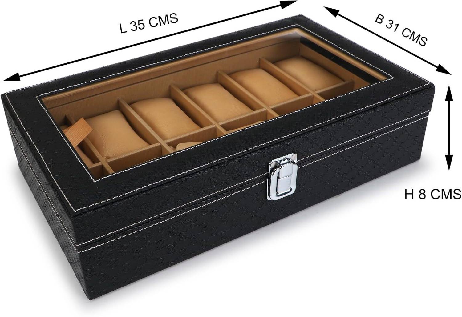 EURO KOZA Watch Case Organizer 12 Slots - Image 5