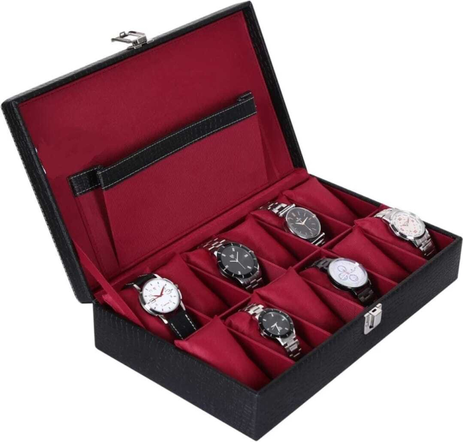 Image of WATCHHUT Watch Case For Men & Women, Watch Storage Box, Watch Organizers Case Watch Box