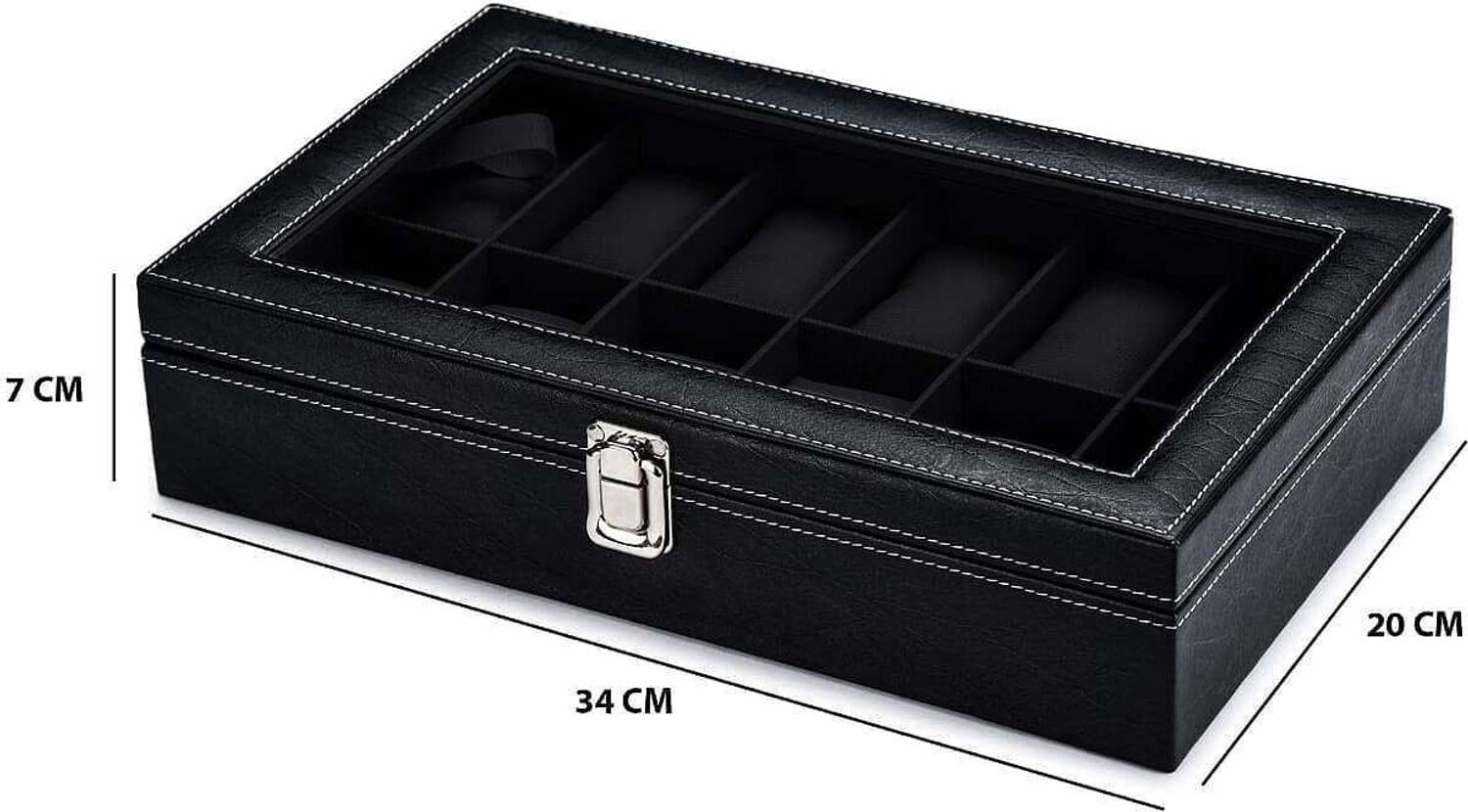 house of common Leather Watch Box Organizer for Women - Image 3
