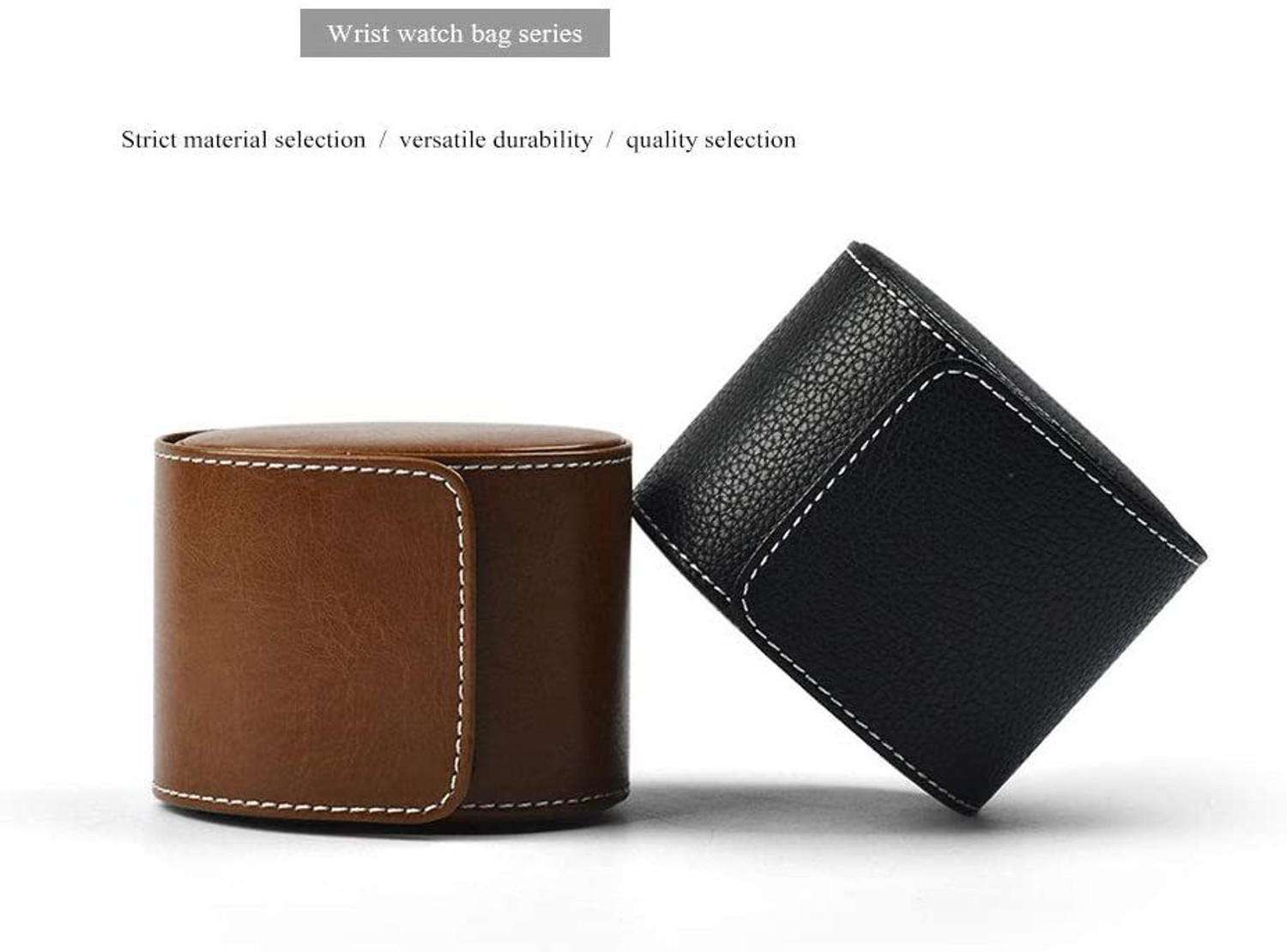 Image of Galaxy Craft Single slot leatherette watchcase black Watch Box