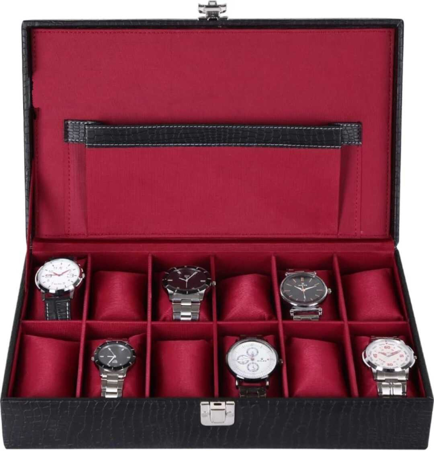 Image of WATCHHUT Watch Case For Men & Women, Watch Storage Box, Watch Organizers Case Watch Box