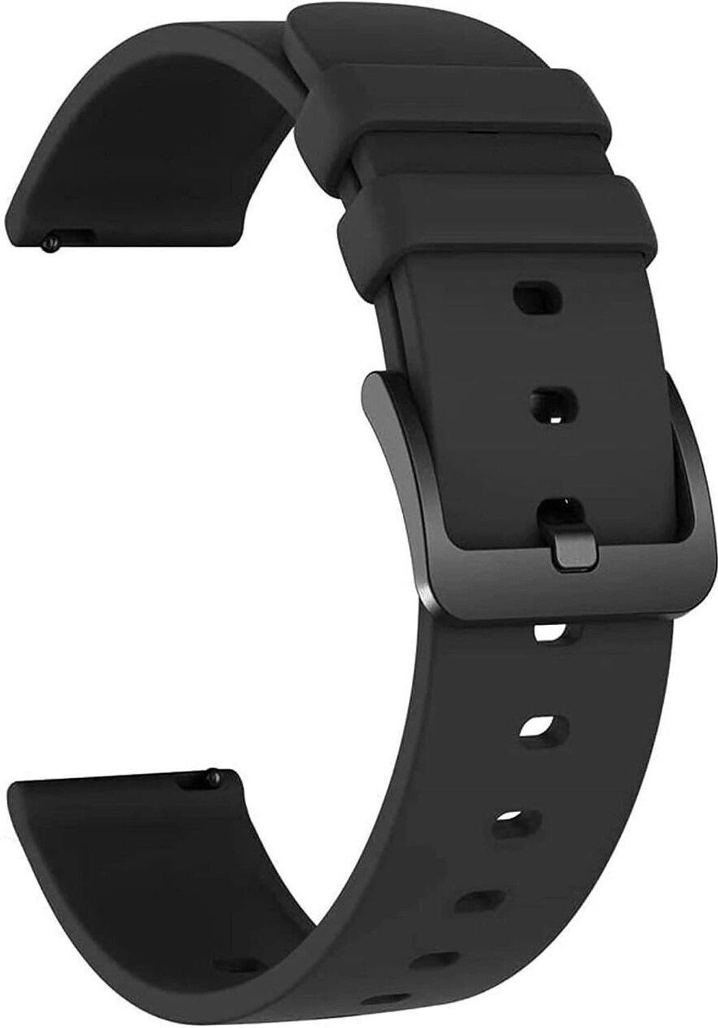 Image of skarsh Premium Silicon strap with black buckle 20 mm Silicone Watch Strap