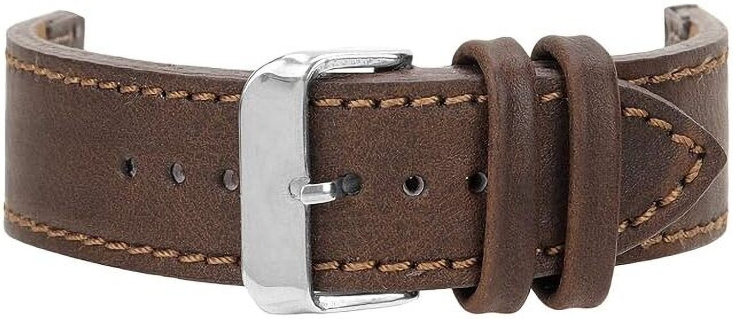 Image of Roycee 9670224 24 mm Synthetic Leather Watch Strap