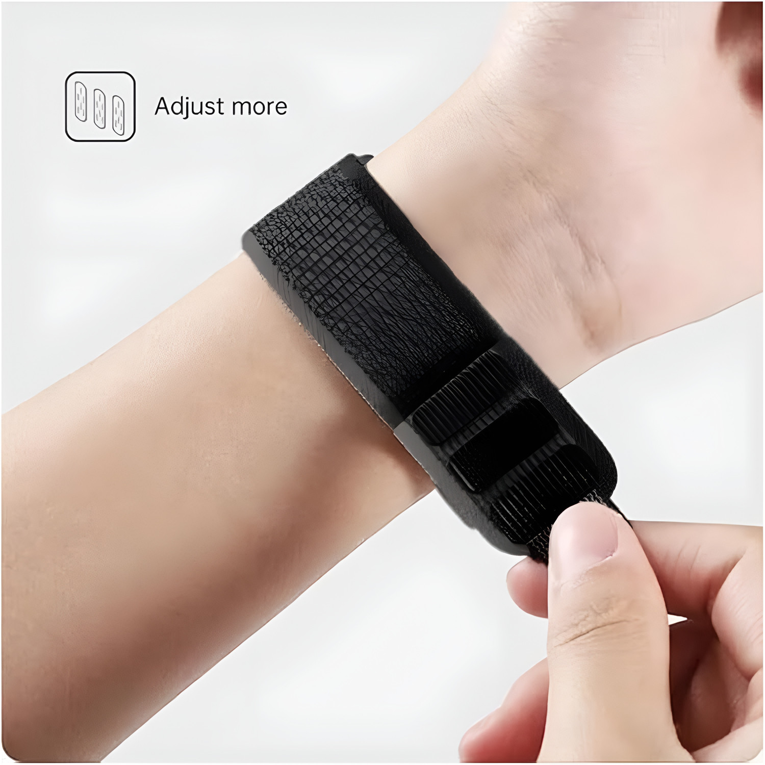 Image of Firetook 22mm Adjustable Pack 3 Nylon Trail Loop Velcro (Compatible Watch List In Photo) 22 mm Fabric Watch Strap (Blue, Yellow, Black)