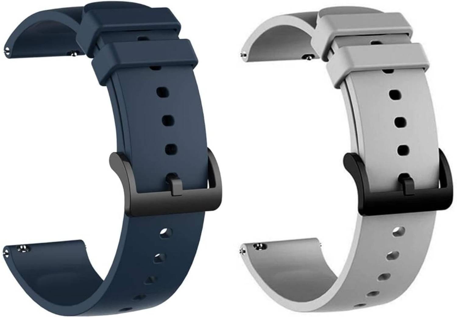 LORENZ 22 mm BS-BLU-GRY Smart Watch Strap