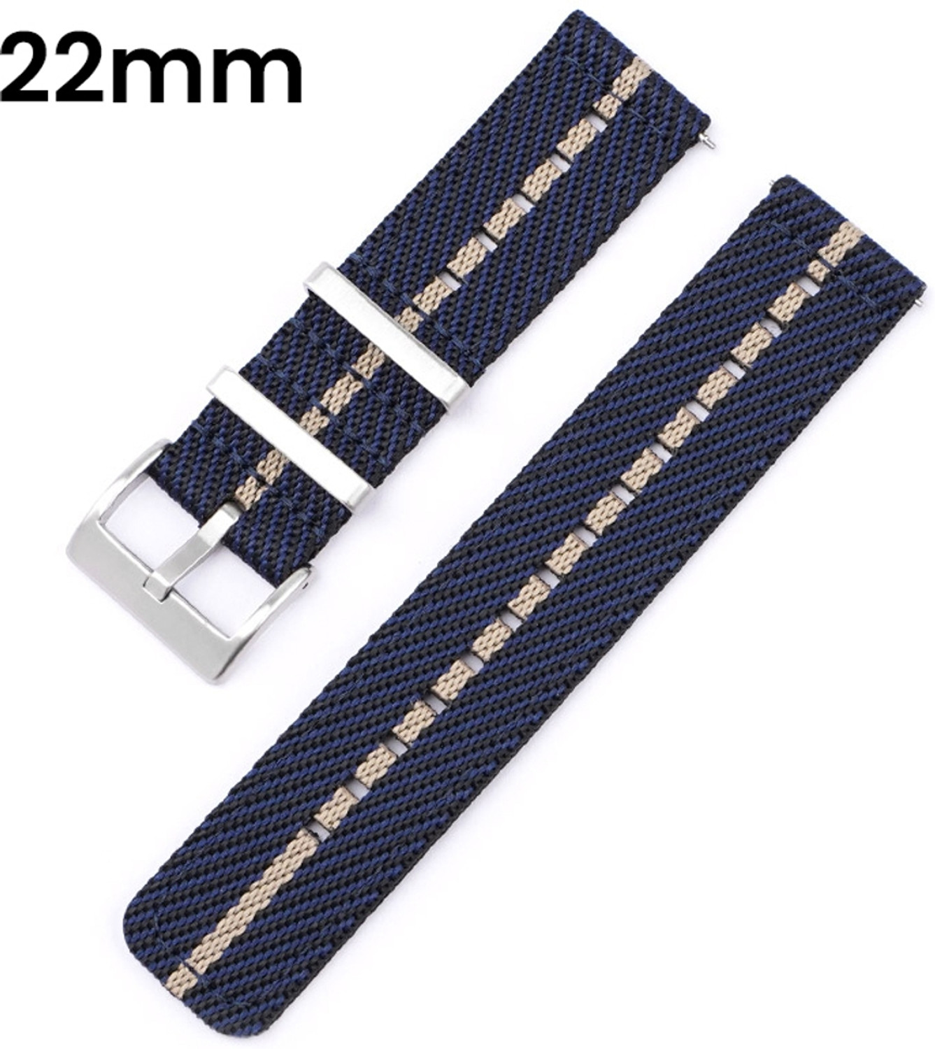 Image of vinanth Quick-Release Premium Nylon Watch Strap 22 mm Fabric Watch Strap