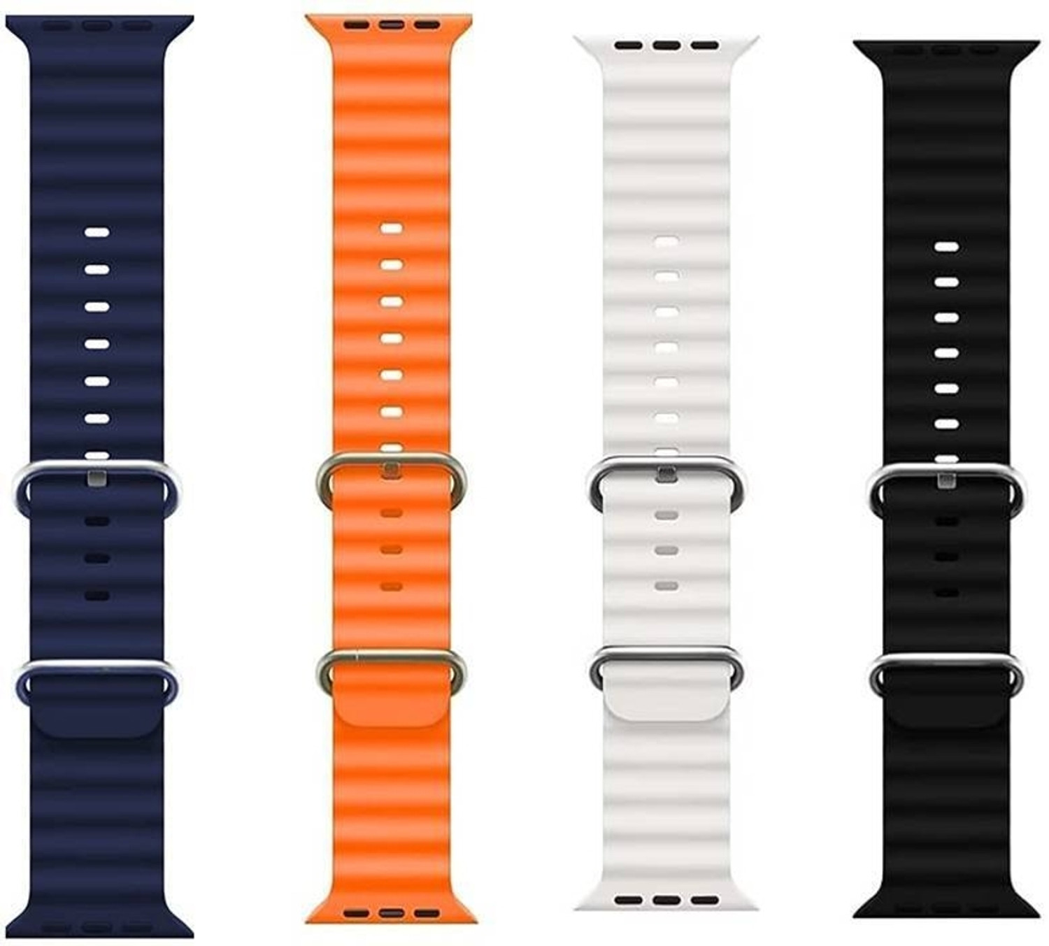Image of ASN 4 combo strap 44 mm Silicone Watch Strap