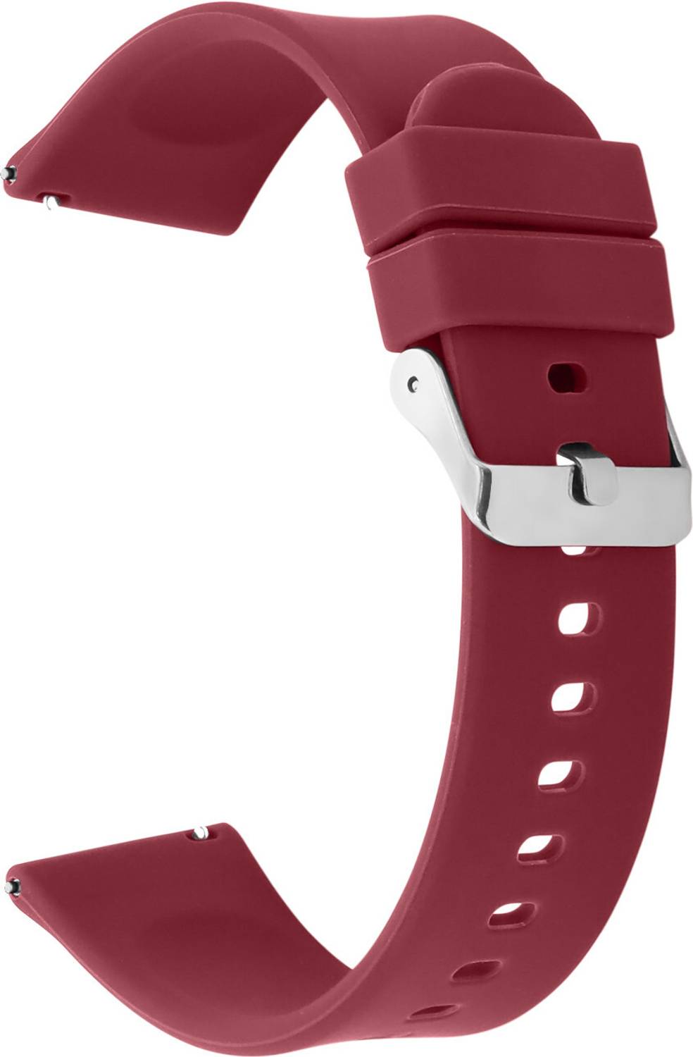 Big Shot 22MM Maroon SILICON 22SS 22 mm Silicone Watch Strap