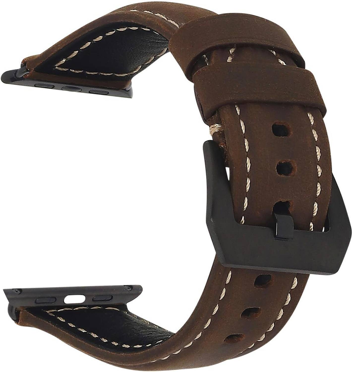 F5 SmartTech 2.5 cm Genuine Leather Strap for Watch Ultra/SE/8–1 (42–49mm) Smart Watch Strap