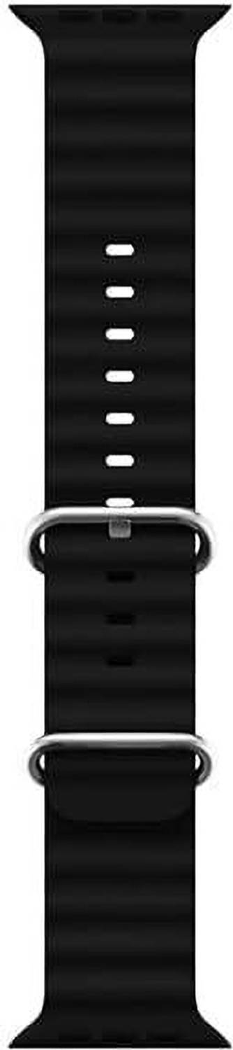 CHG Alpine Loop Band for Watch Strap 49mm 45mm 44mm 42mm, With iWatch Band [Black] 42 mm Silicone Watch Strap
