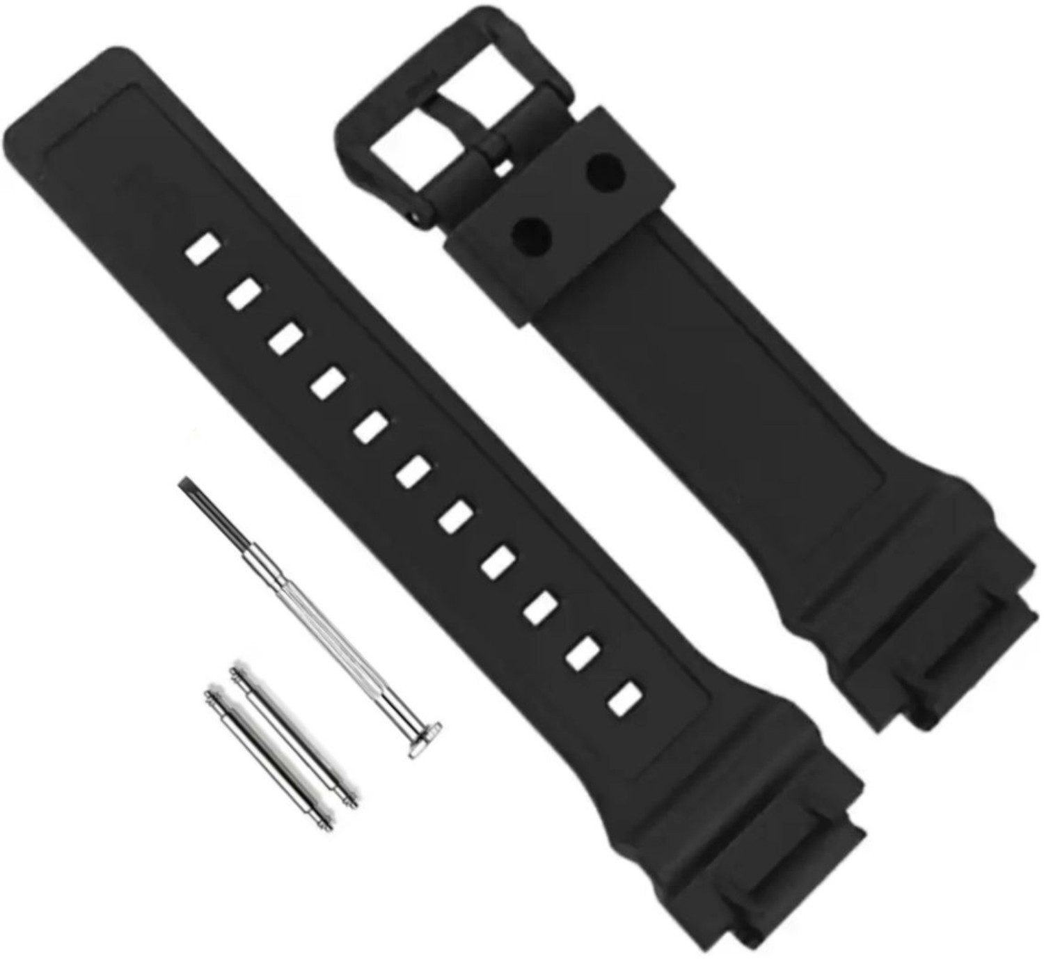 Image of Bharasoft [CS06B] WATCH STRAP FOR CASIO MCW-200H (MODEL ONLY) 20 mm Resin Watch Strap