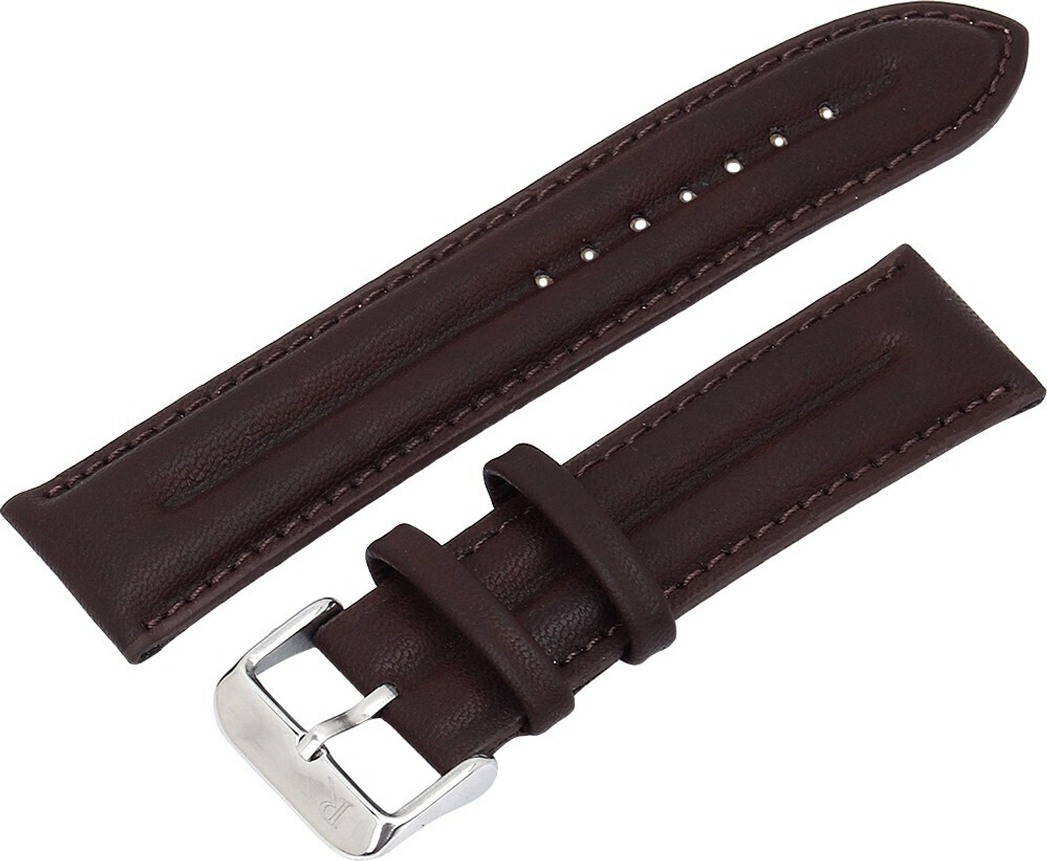 Image of Roycee 9360222 22 mm Synthetic Leather Watch Strap