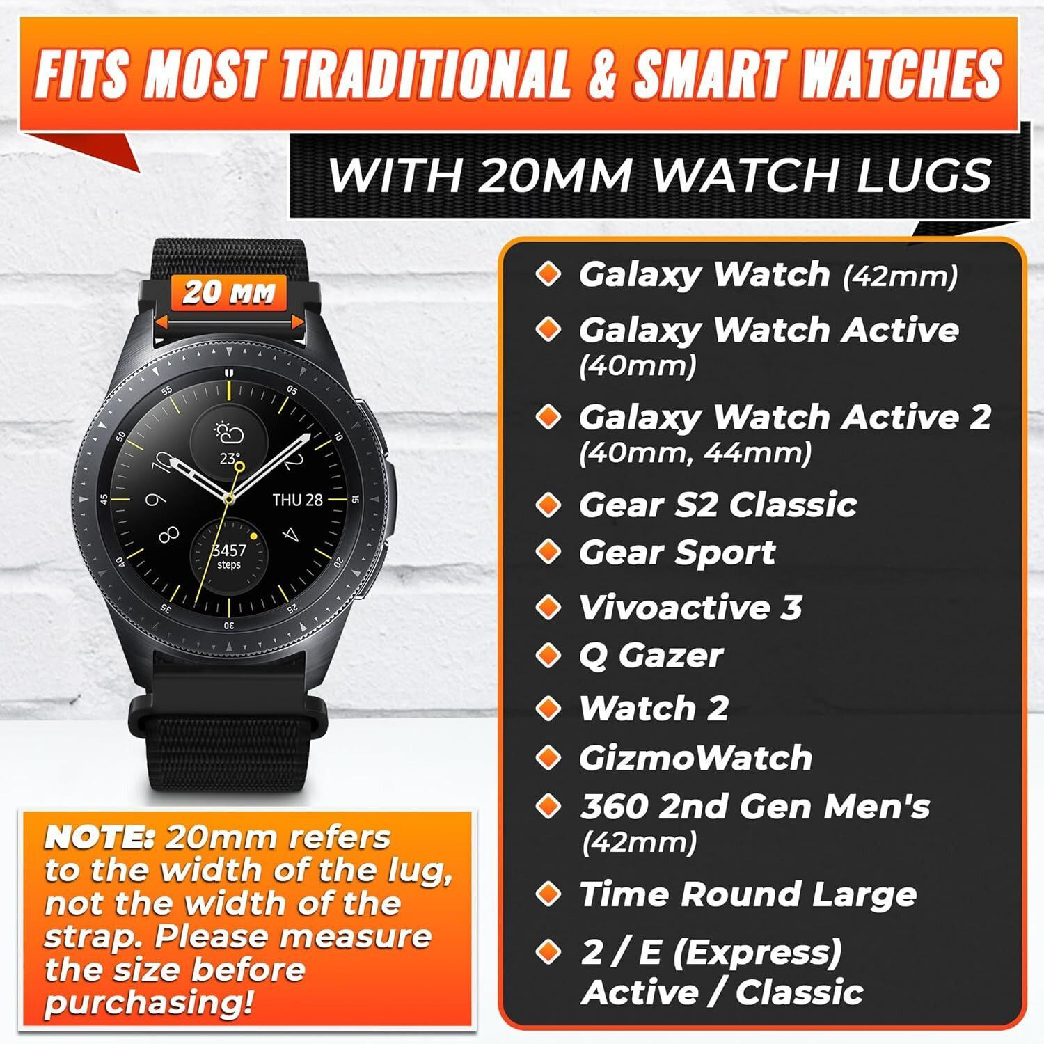 Image of TRENDINGVIEW Soft Silicone 20mm Belt Strap for Smartwatches with Black Buckle (Pack of 3) 20 mm Silicone Watch Strap