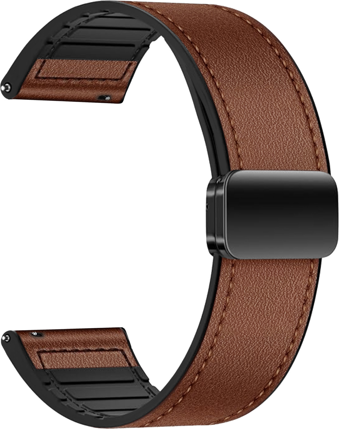 Image of ACM Watch Strap Leather Magnetic Silicone for Noise Noisefit Evolve 4 Smartwatch 3522367 mm Synthetic Leather Watch Strap