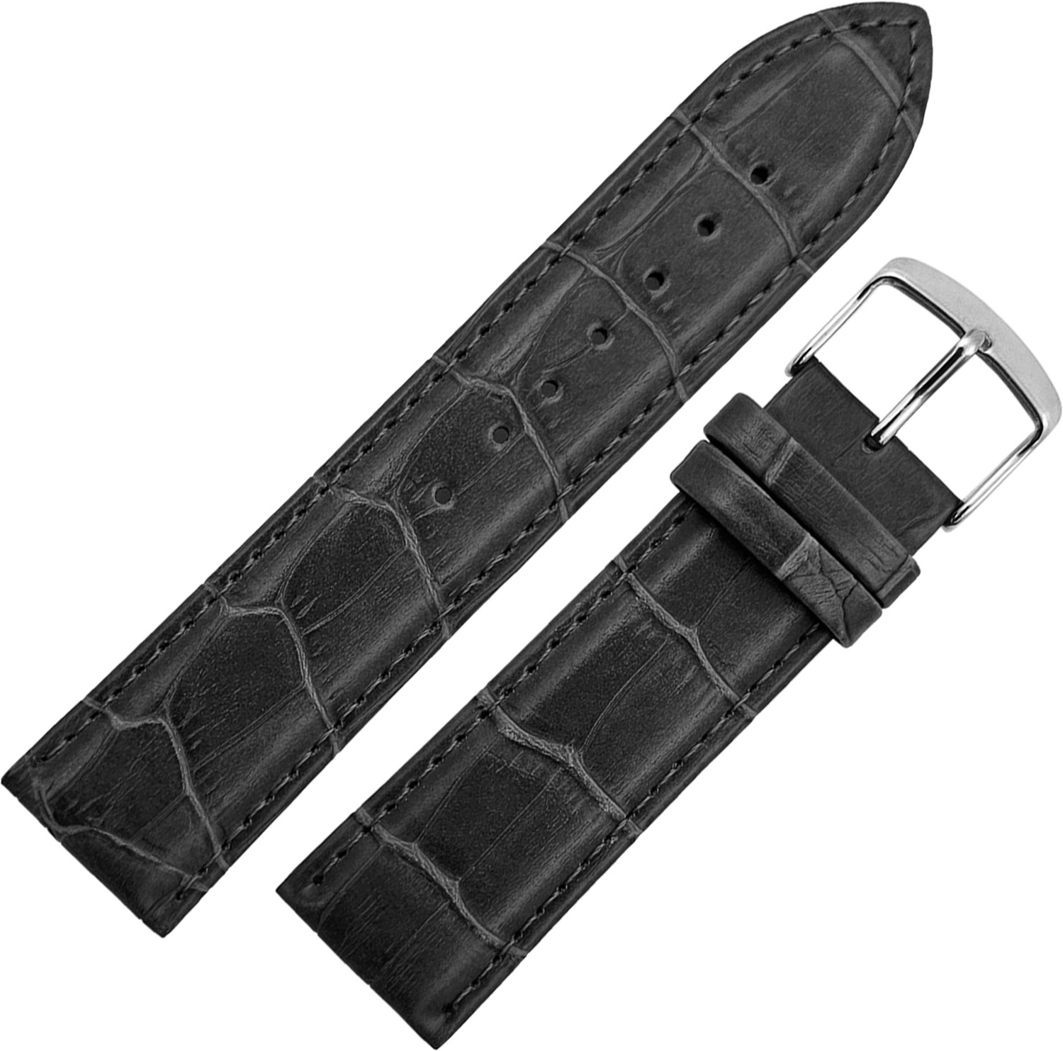 Image of DBLACK [DSNCC] Hikro 18 mm Genuine Leather Watch Strap