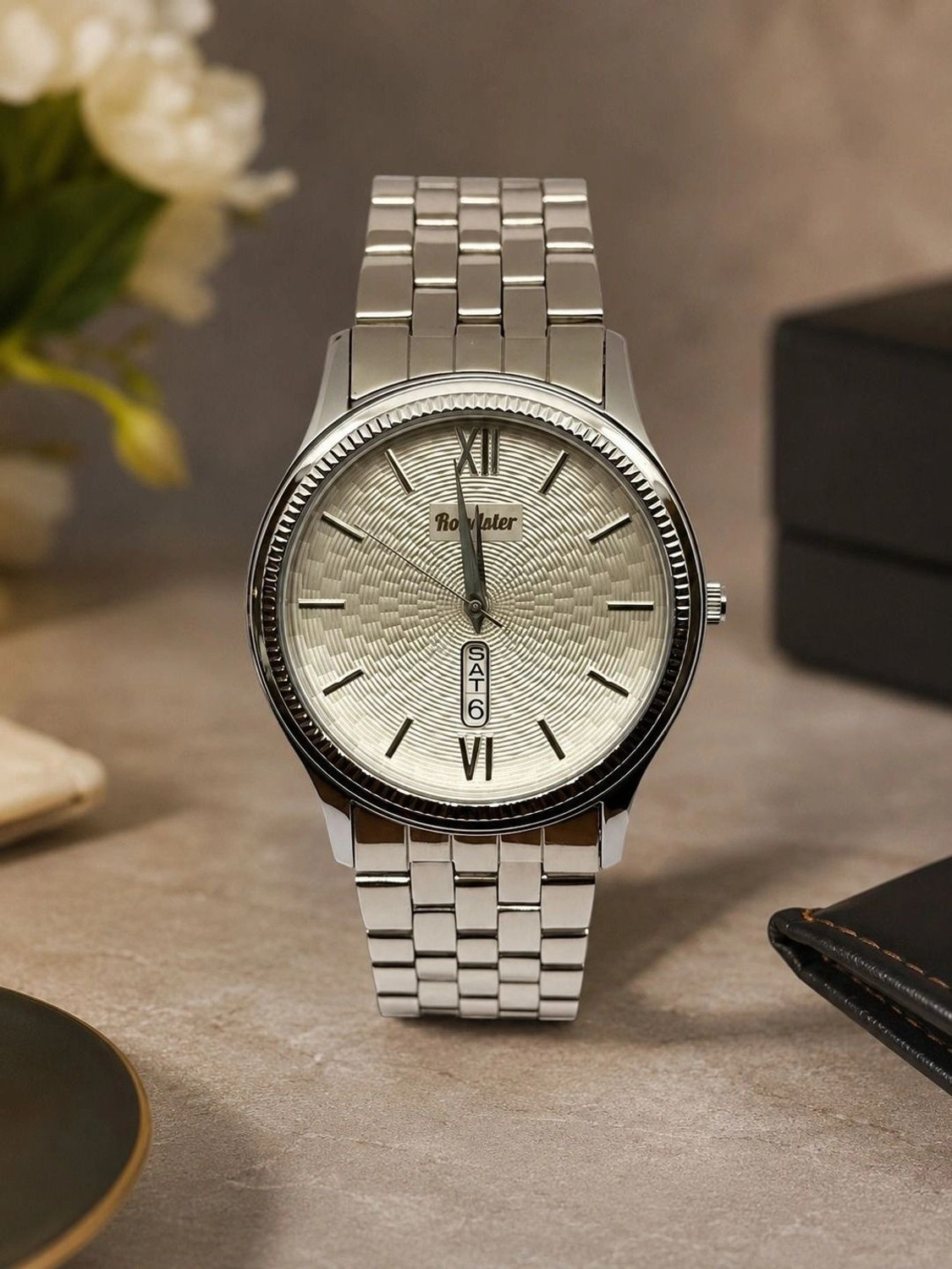 Image of Roadster Analog Watch - For Men RS1824-SSCASE-SILVDIAL-SSSTP