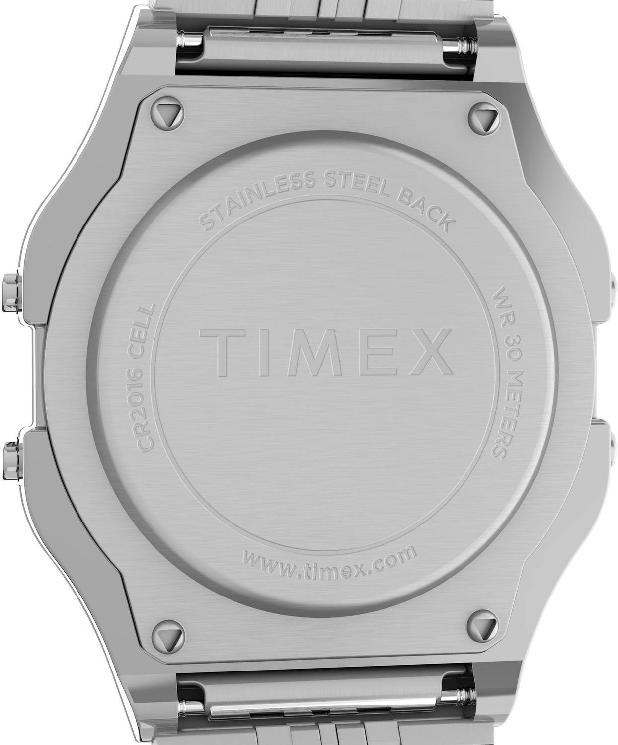 TIMEX 80 Tonneau 34mm Grey Dial Digital Watch - Image 4