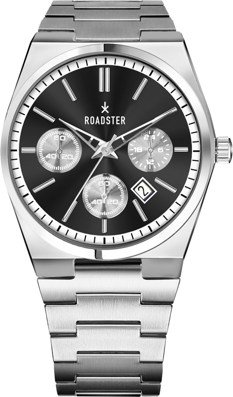 Image of Roadster RDSTR-9508 Roadster Stainless Steel Chain Watch For Mens Quartz Wrist Chrono Brand Classic Analog Watch - For Men