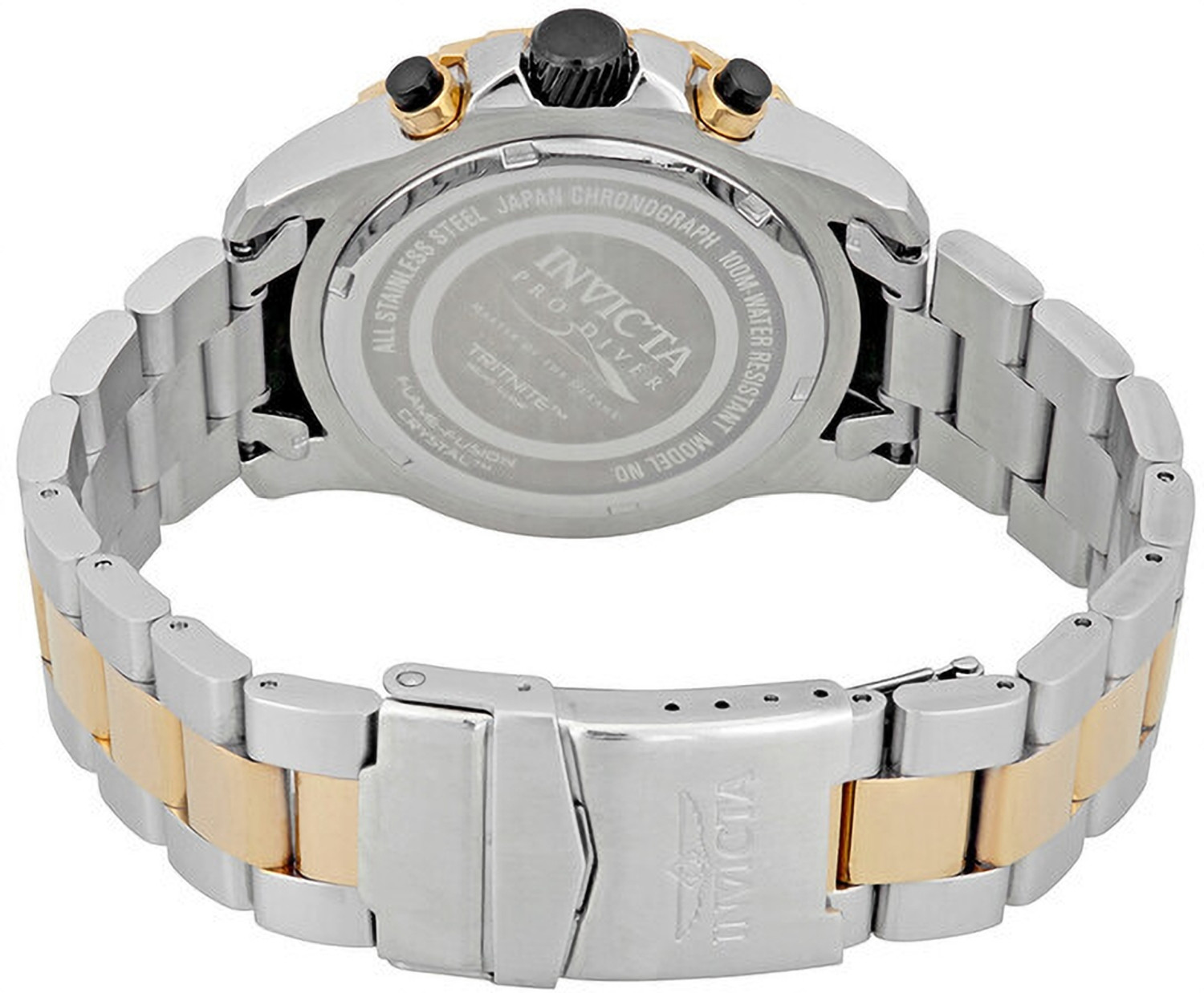 Image of INVICTA 22418 Quartz Black Dial Analog Watch - For Men