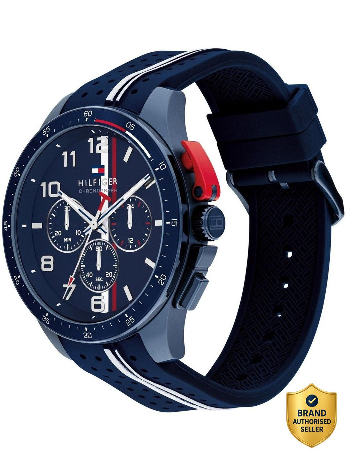 Image of TOMMY HILFIGER BANK Tommy Hilfiger BANK Quartz Blue Round Dial Men's Watch / Analog Watch - For Men