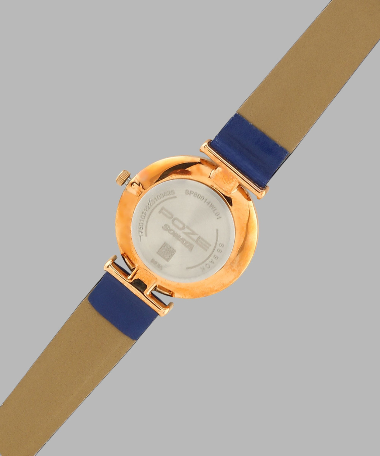 Image of SONATA Poze Blue Dail Blue Strap Analog Watch - For Men