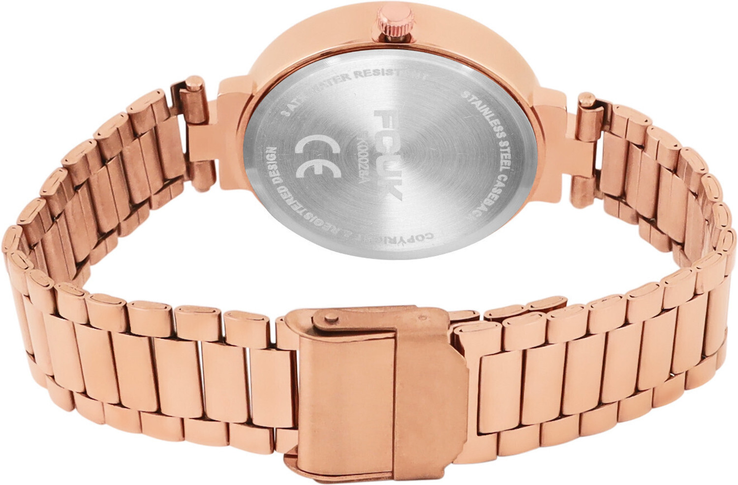 Image of FCUK Women White Dial Round FK00028A Analog Watch - For Women FK00028A