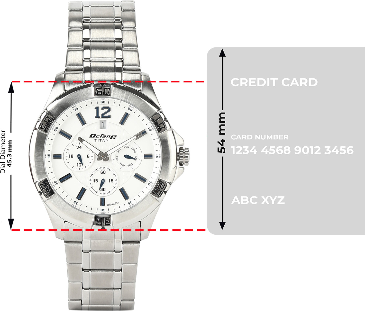 Image of Titan NK1622SM02M Multi function Analog Watch - For Men