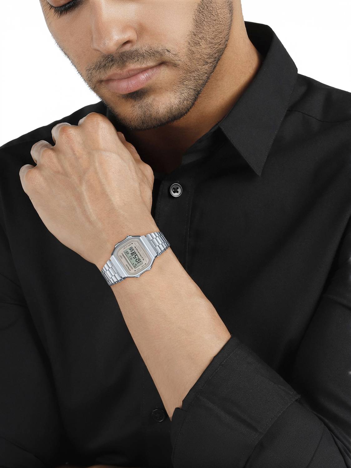 CASIO A168WA-8AYDF Vintage Brown Dial Watch - Image 2