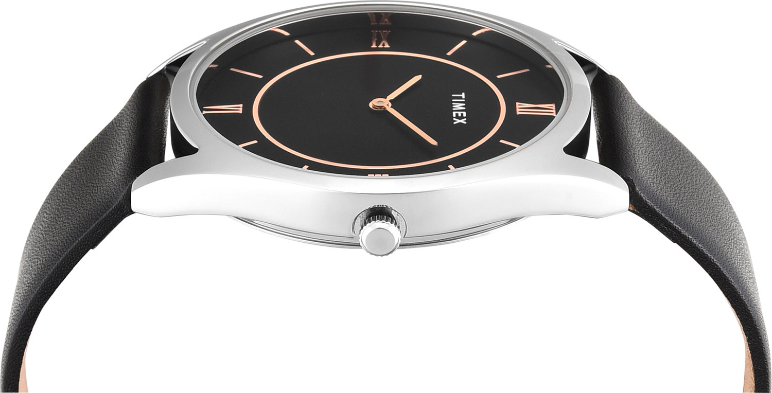 Image of TIMEX Black Dial Analog Watch - For Men