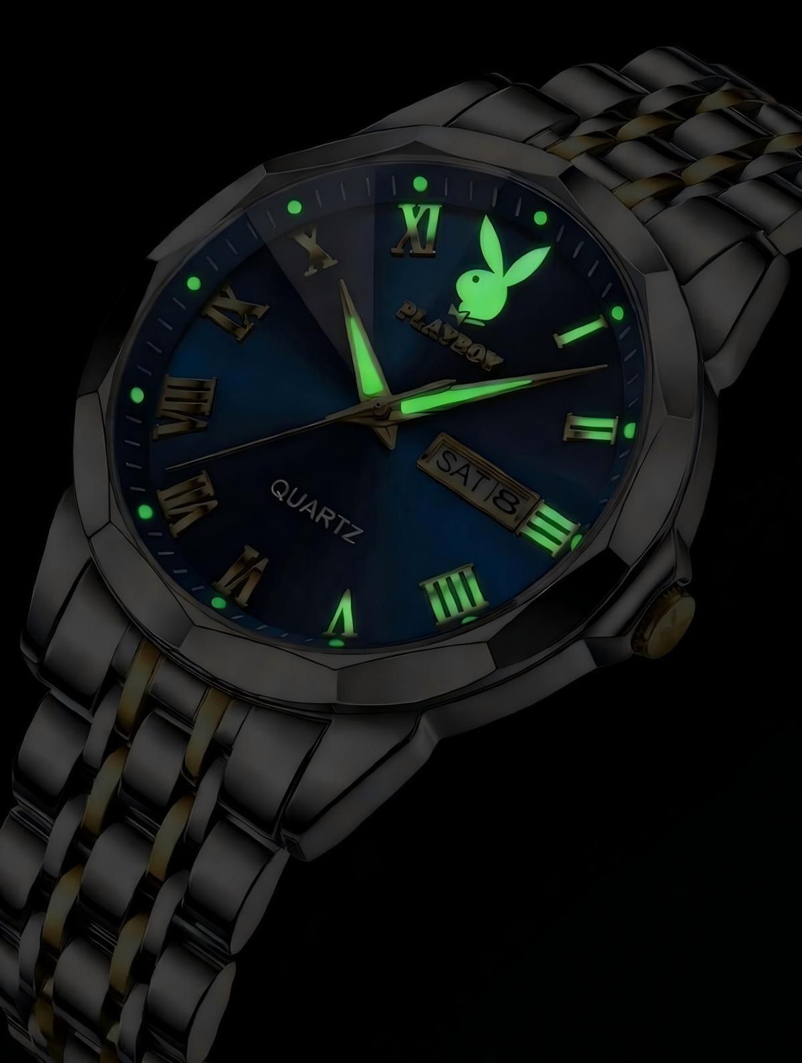 Image of PLAYBOY 3502 Luxury Business Casual Analog Watch - For Men