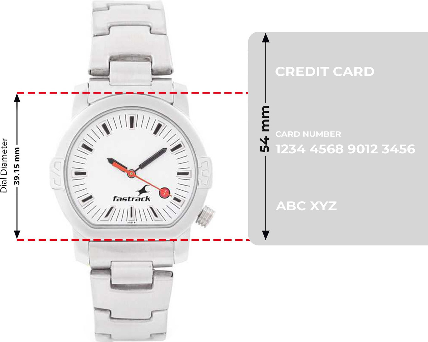 Image of Fastrack NP1161SM03 CORE Analog Watch - For Men