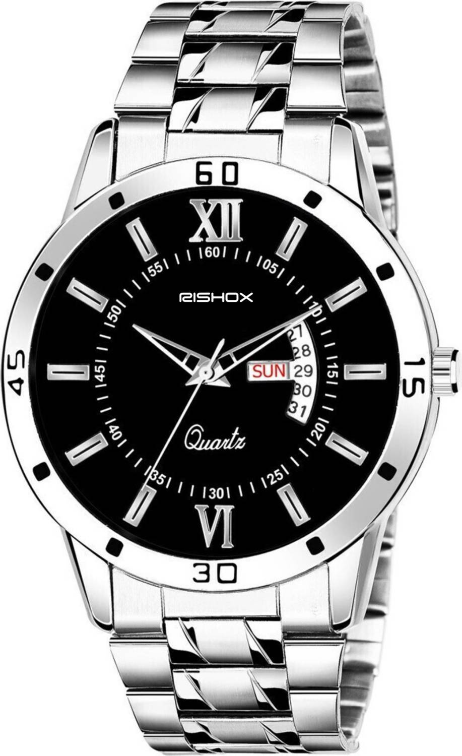 Rishox RX-20 Chain-DD Rishox Elegant Quartz Watch For Men With Day