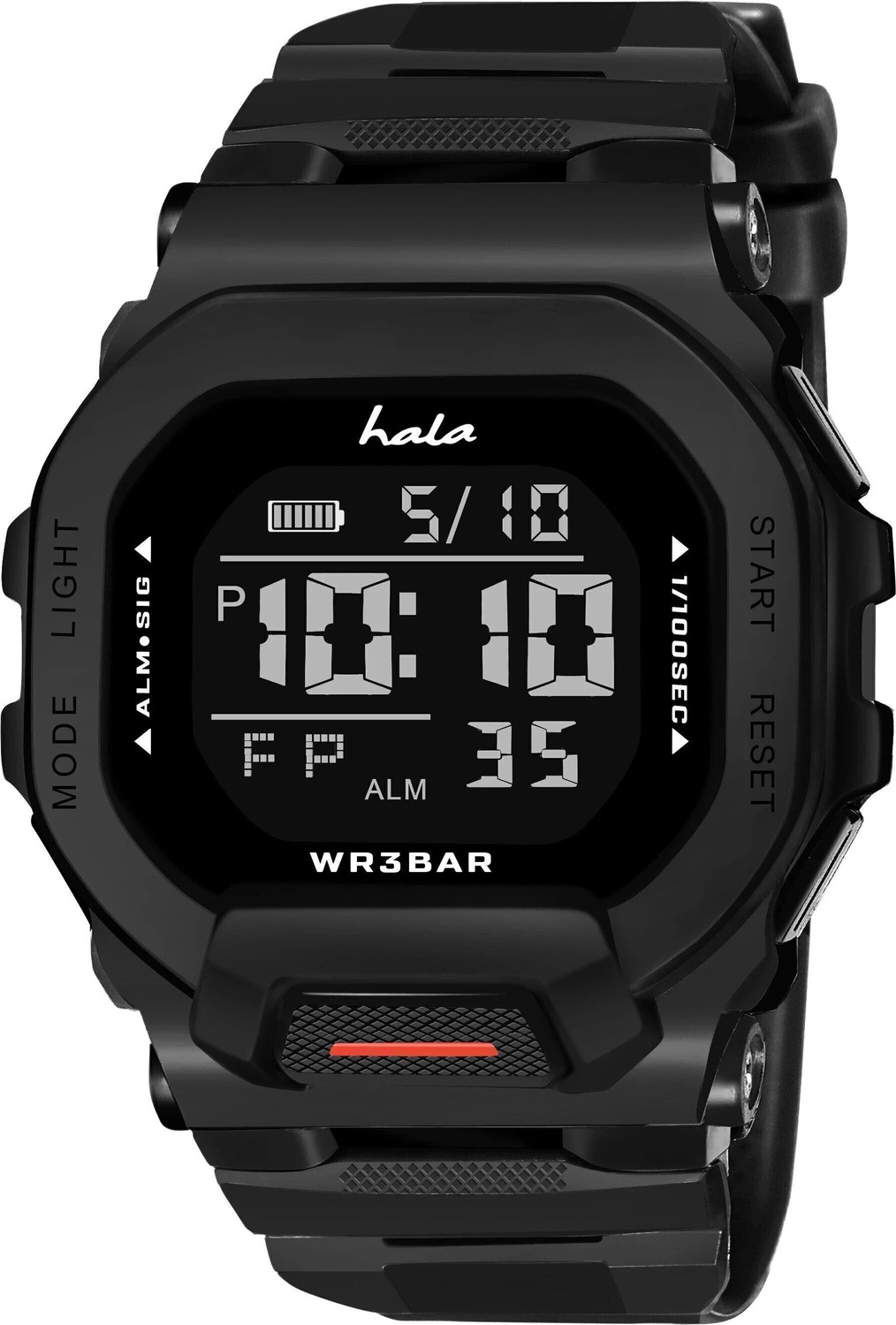 Image of HALA HL-1035 Multi Function Working Premium Quality LED Luminous Light For Mens & Boys Digital Watch - For Men