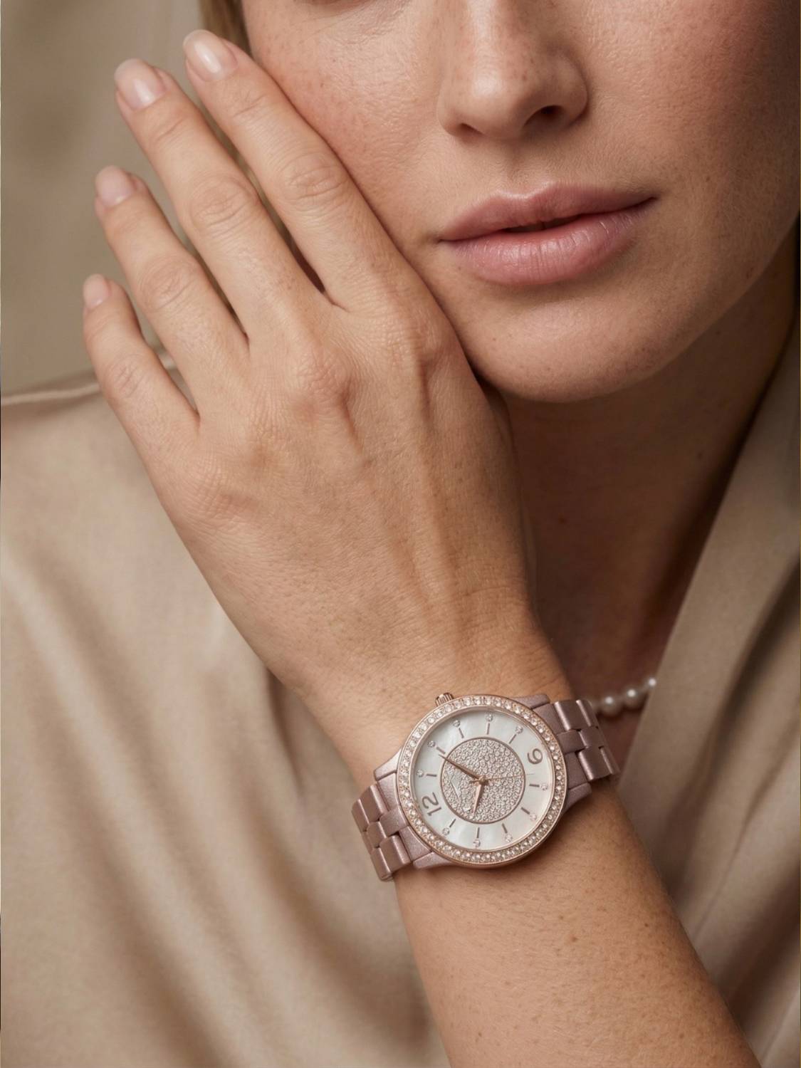 BHAGVOWATCH 046 peach colour women’s wrist watch Analog Watch  - For Women