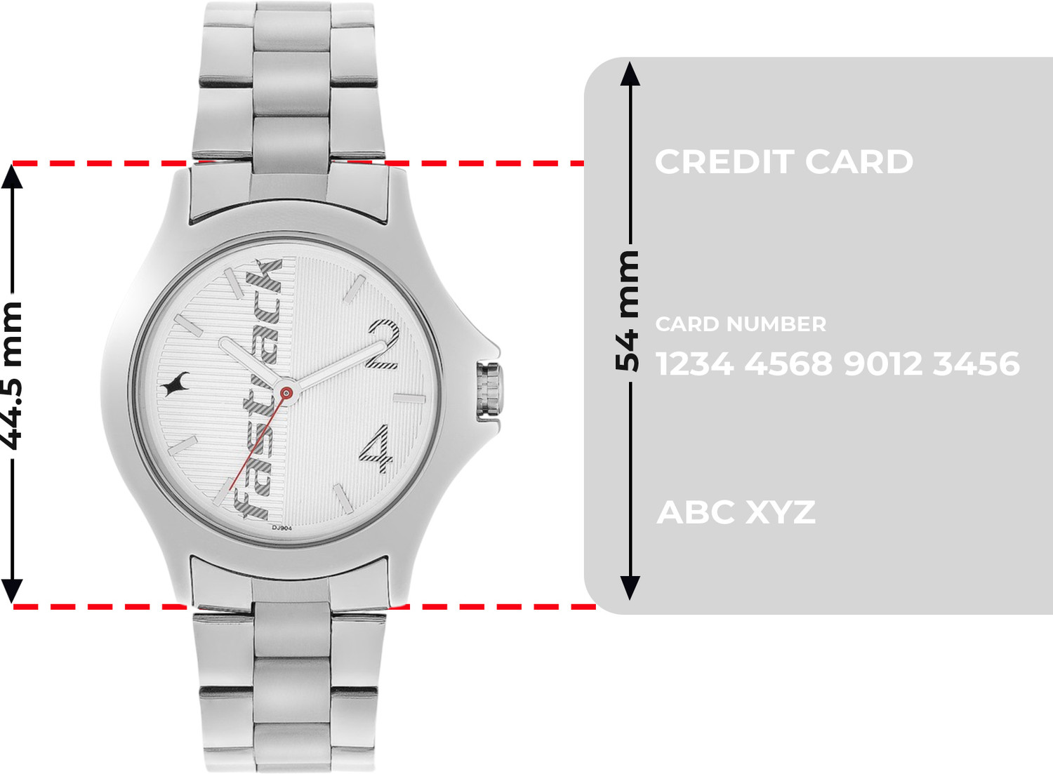 Image of Fastrack Fastrack Bare Basics White Dial Silver Stainless Steel Strap Analog Watch - For Men