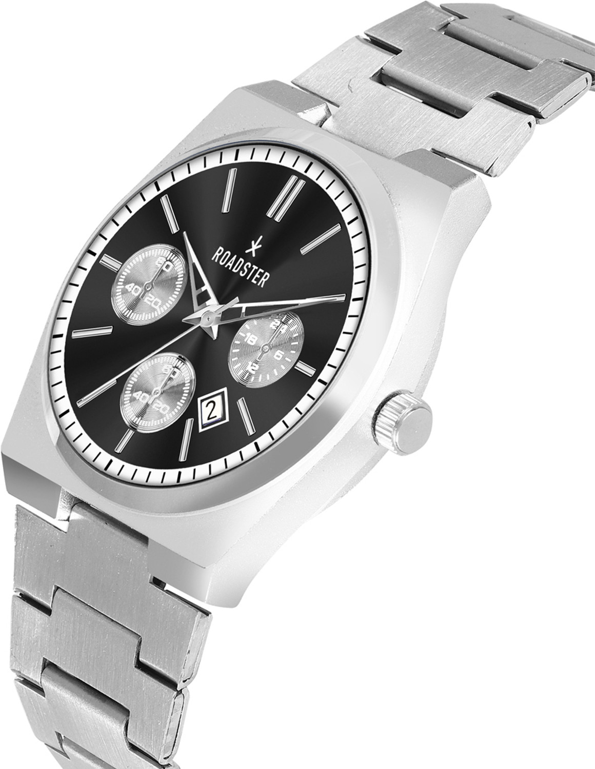 Image of Roadster RDSTR-9508 Roadster Stainless Steel Chain Watch For Mens Quartz Wrist Chrono Brand Classic Analog Watch - For Men