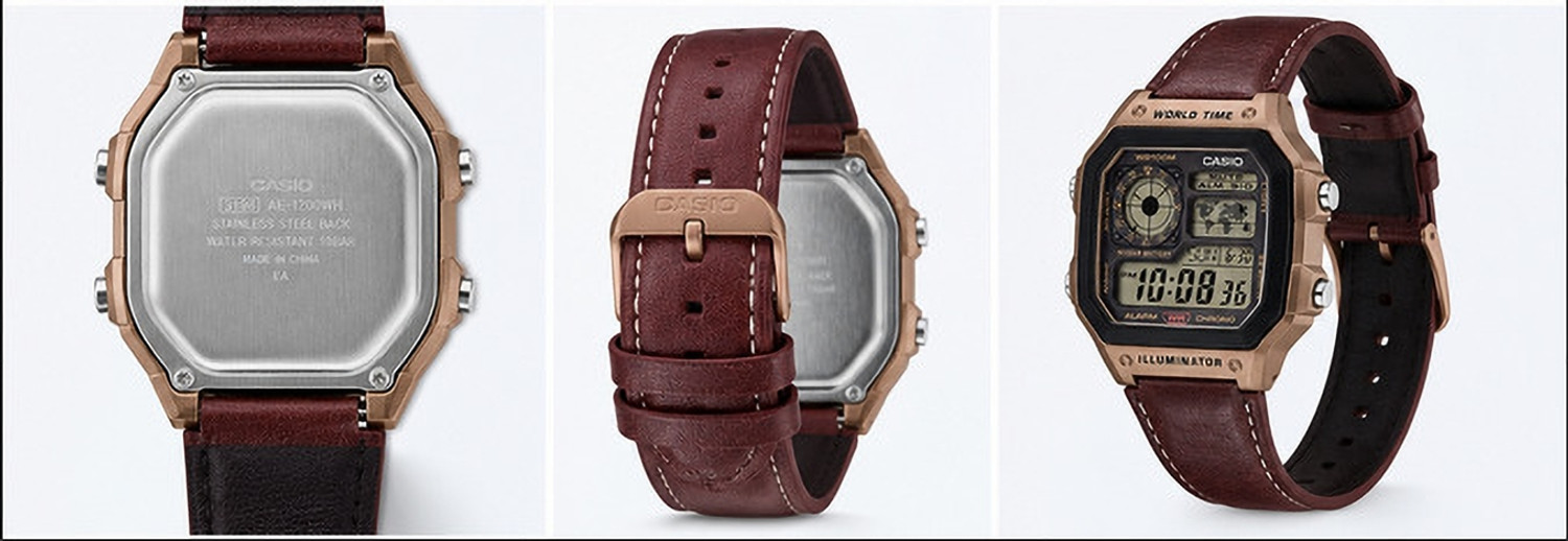 Image of GASIQ Wrold Time World Time Analog-Digital Watch - For Men