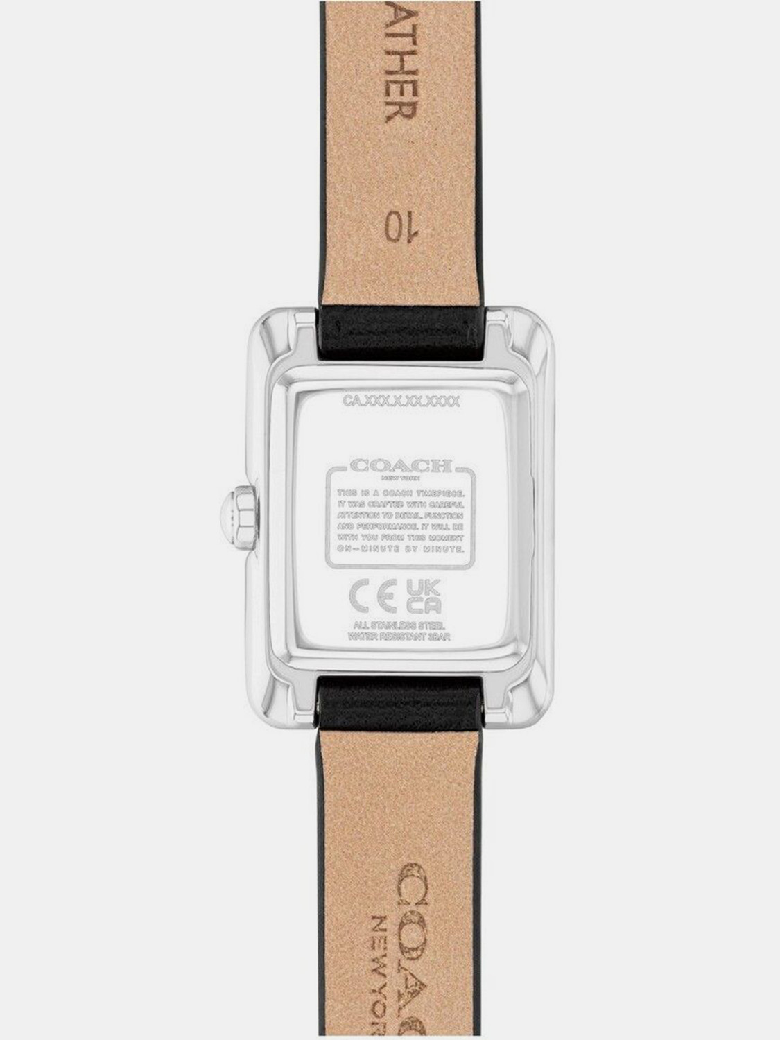 Image of COACH MARA Coach Mara Qtz Basic Mini Black Rectangle Dial Women's Watch - 14504583 Analog Watch - For Women