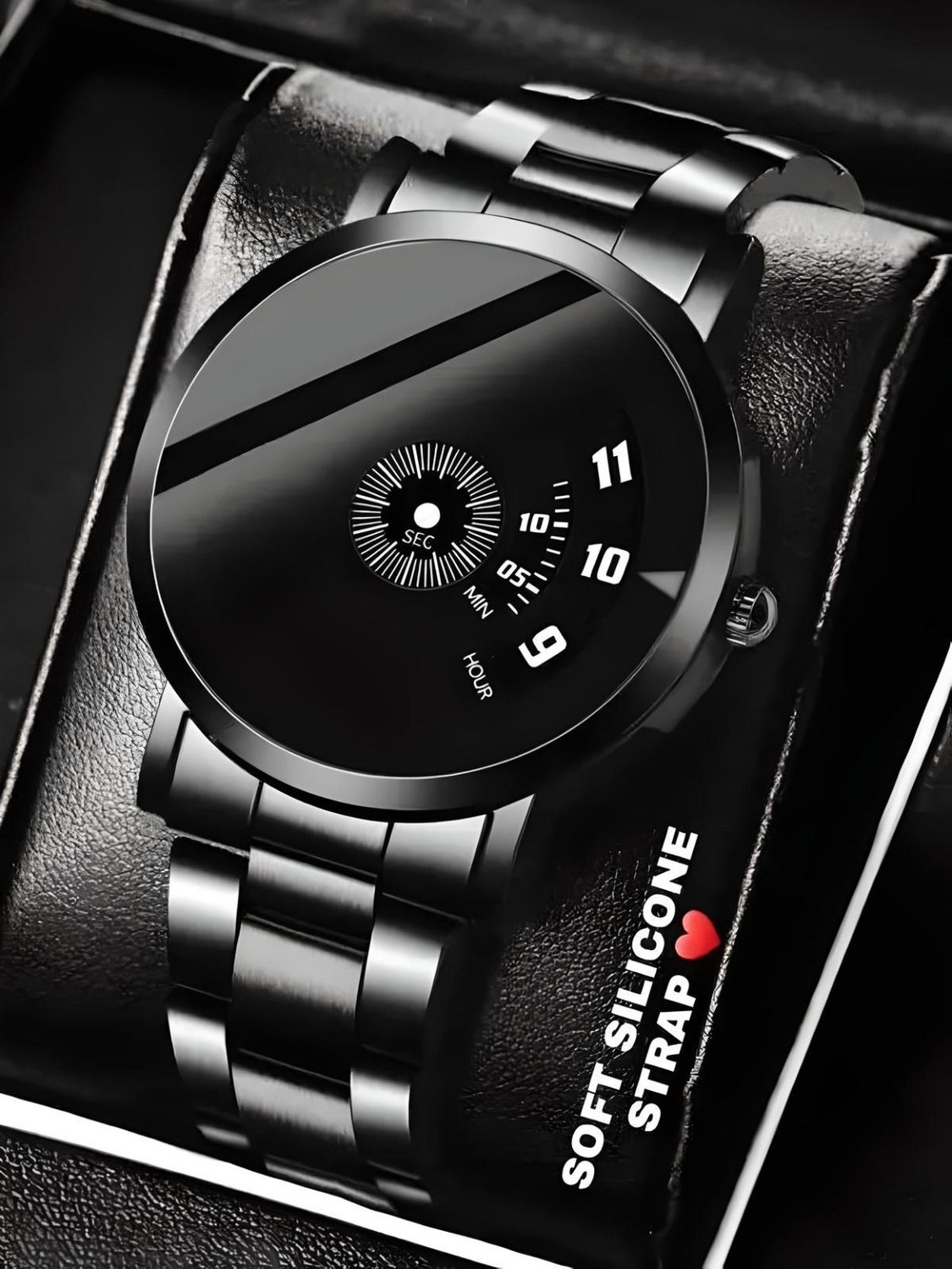 Image of Everglow Unique Silicon Rubber Strap Stylish Watch NO Analog-Digital Watch - For Men