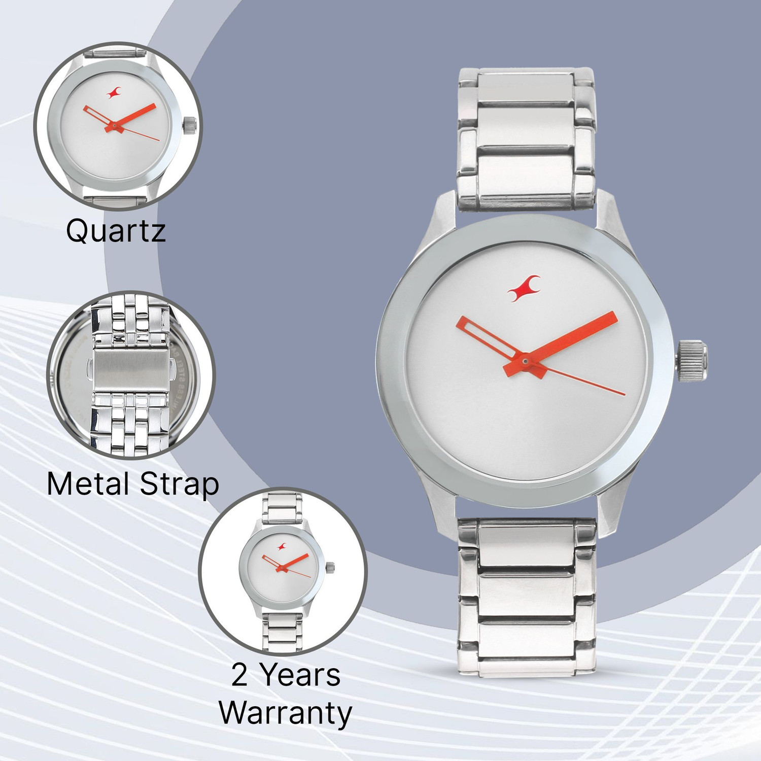 Image of Fastrack Monochrome Analog Watch - For Women