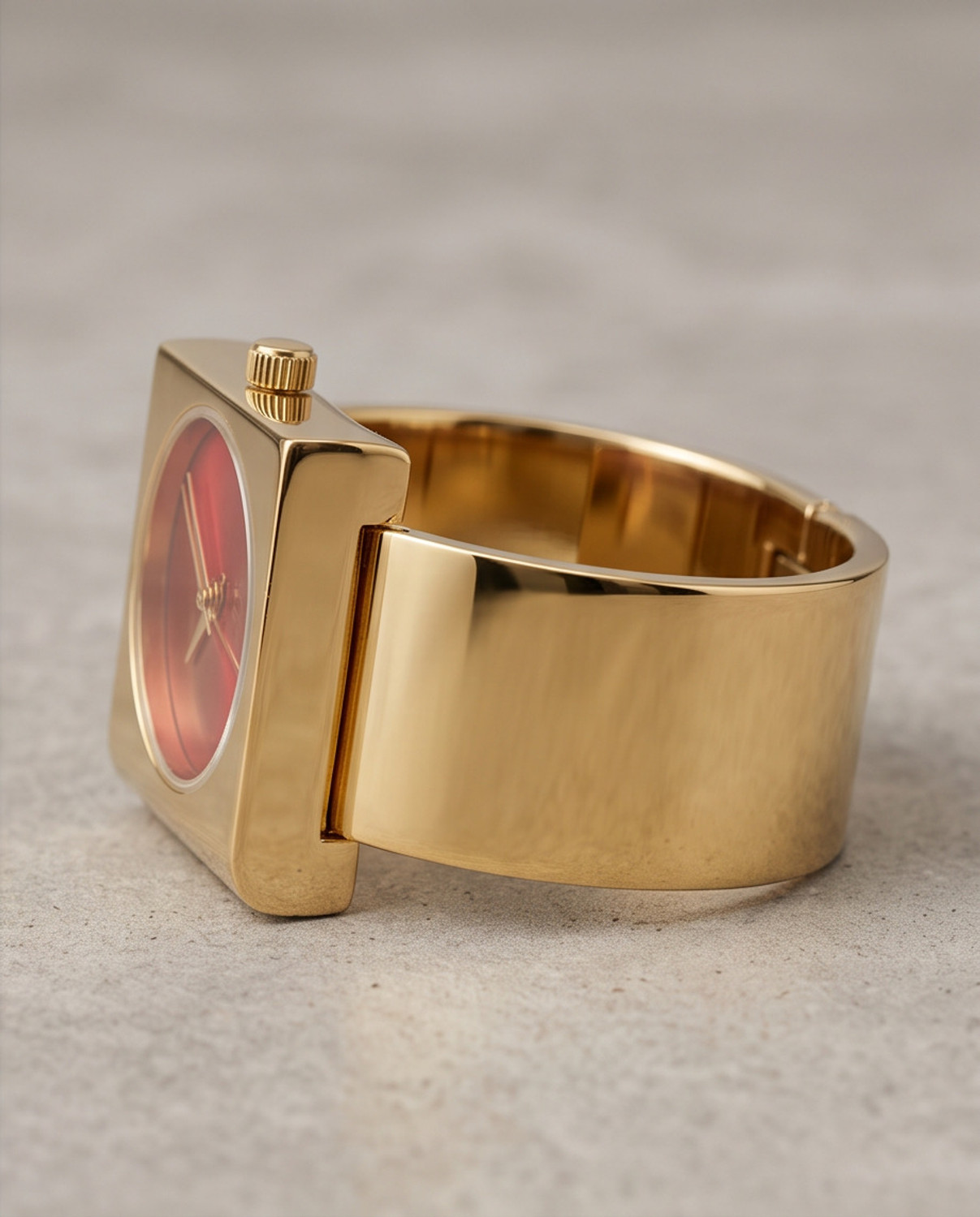 Image of OCEANIA HUB Ruby Luxe Cuff Watch Bracelet Watch / Cuff Watch / Fashion Watch Analog Watch - For Girls