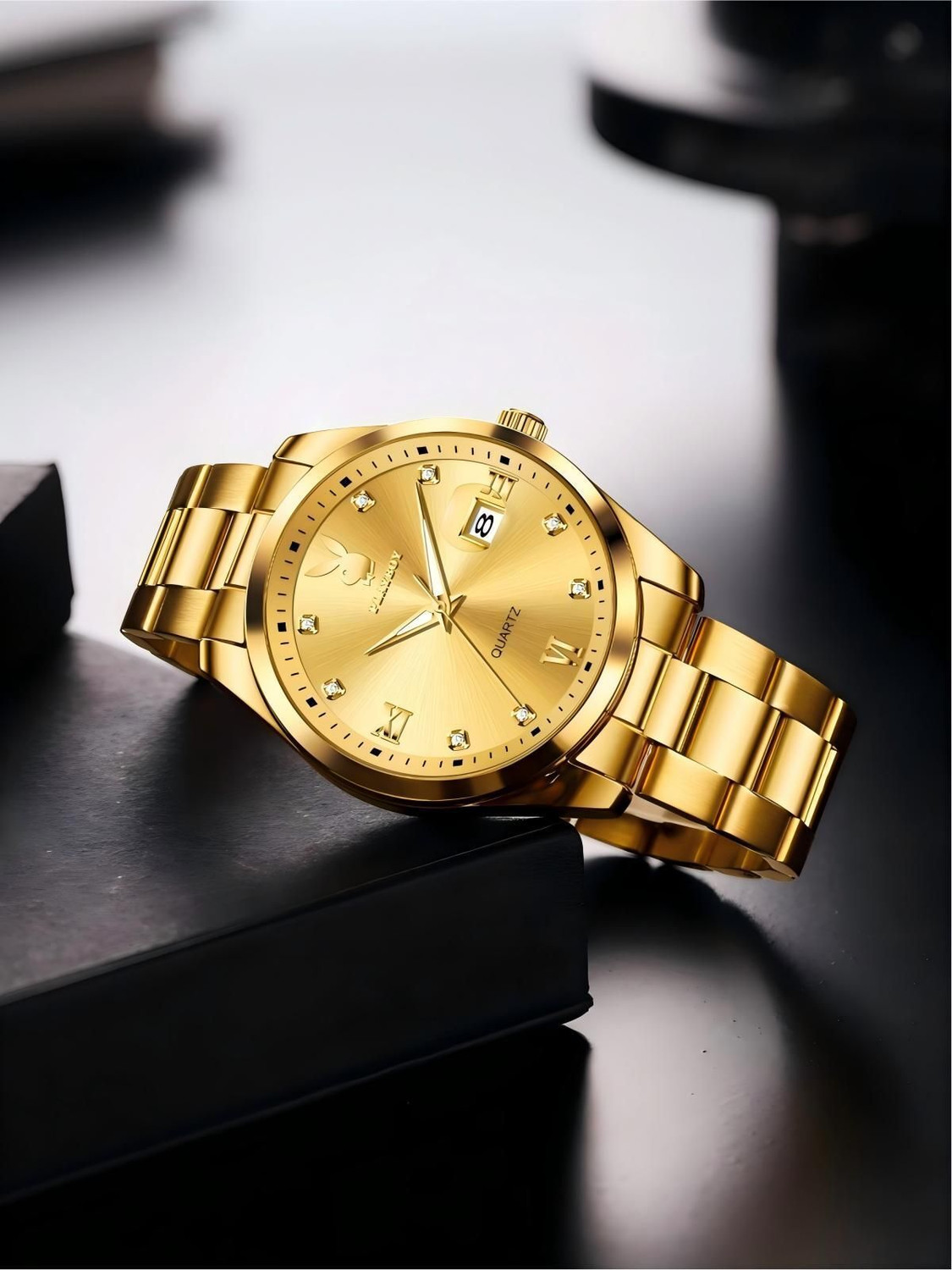 Image of PLAYBOY 3503 Luxury Business Casual Analog Watch - For Men