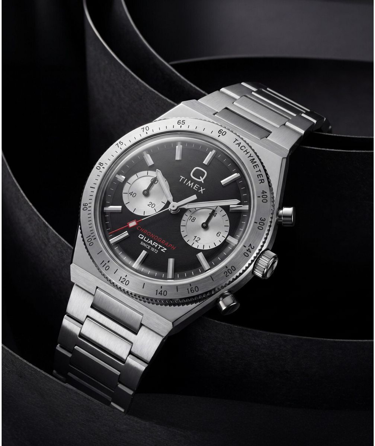 Image of TIMEX Q Round 36mm Black Dial Analog Watch - For Men & Women TW2Y93200UJ