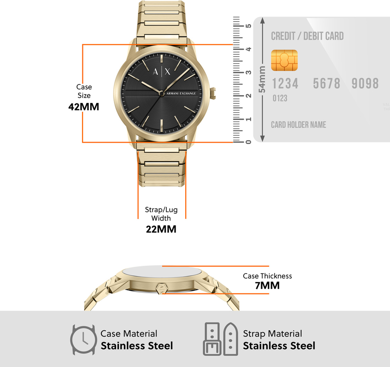 Image of A /X ARMANI EXCHANGE Analog Watch - For Men AX2650