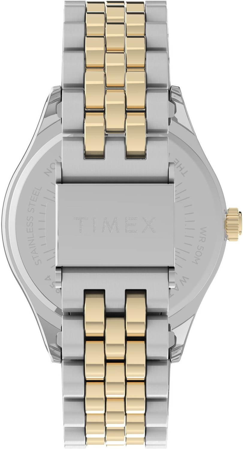 Image of TIMEX Legacy Round 34mm Off White Dial Analog Watch - For Women
