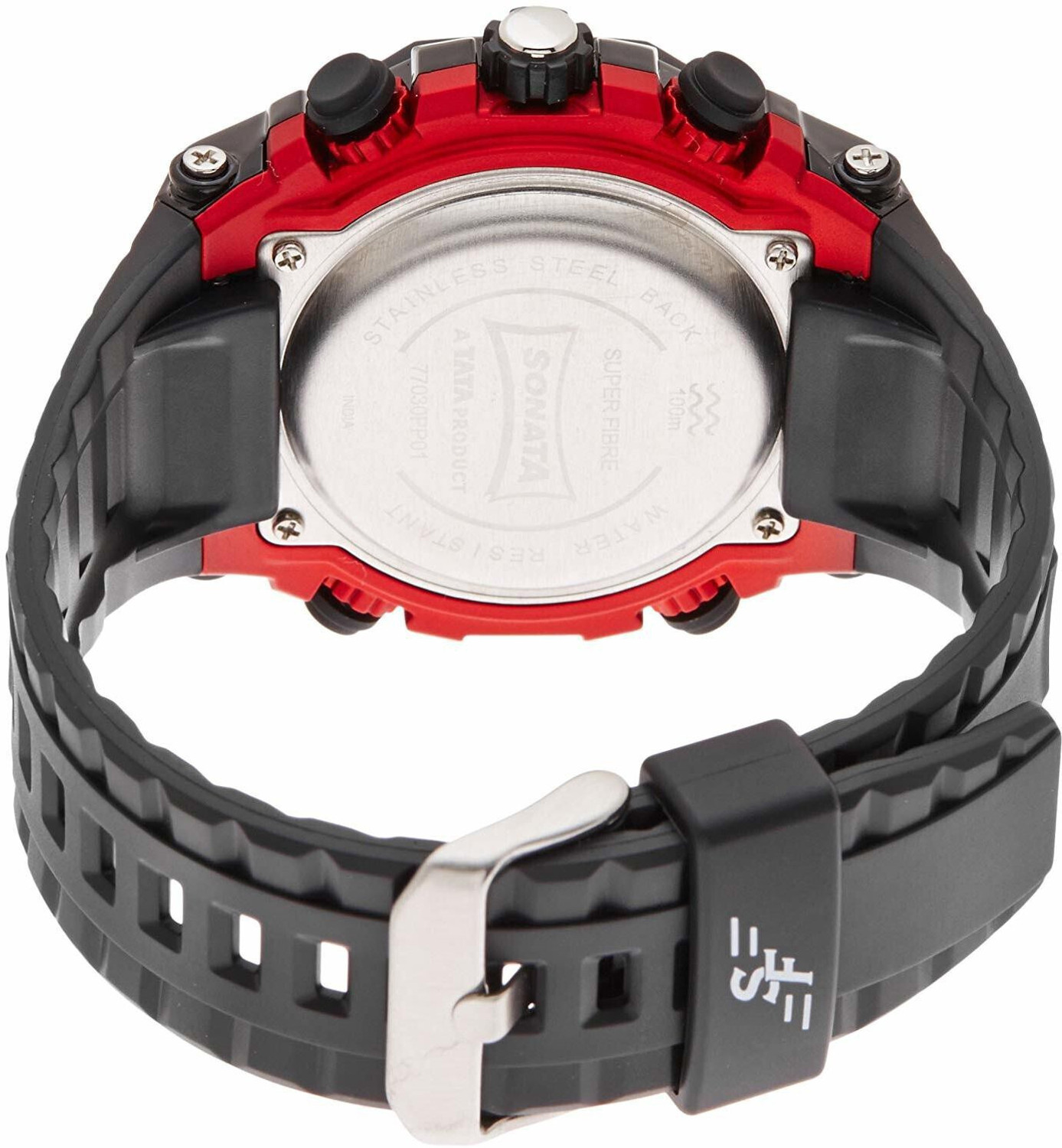 Image of SONATA NP77030PP01 SF Ocean Series Analog-Digital Watch - For Men