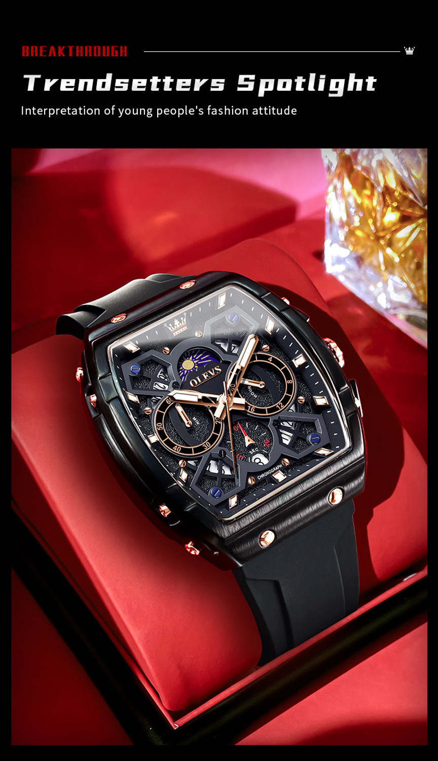 Image of OLEVS OL2942M-3 Analog Watch - For Men