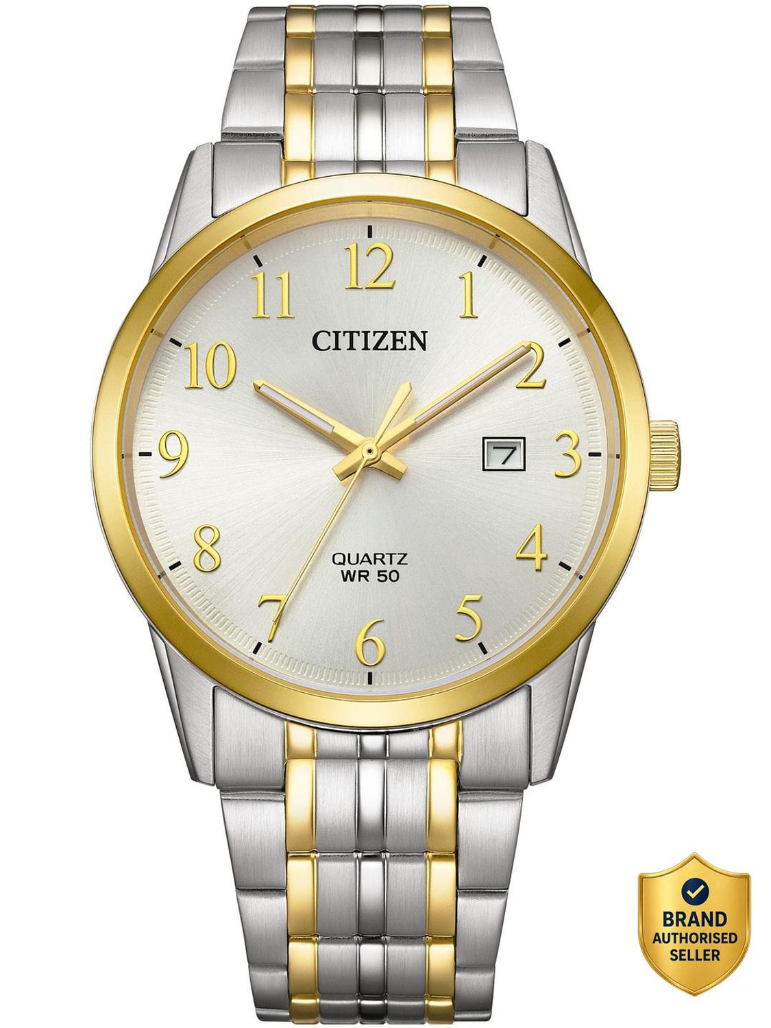 Image of CITIZEN Citizen men's quartz watch Silver Dial-BI5007-53A Analog Watch - For Men