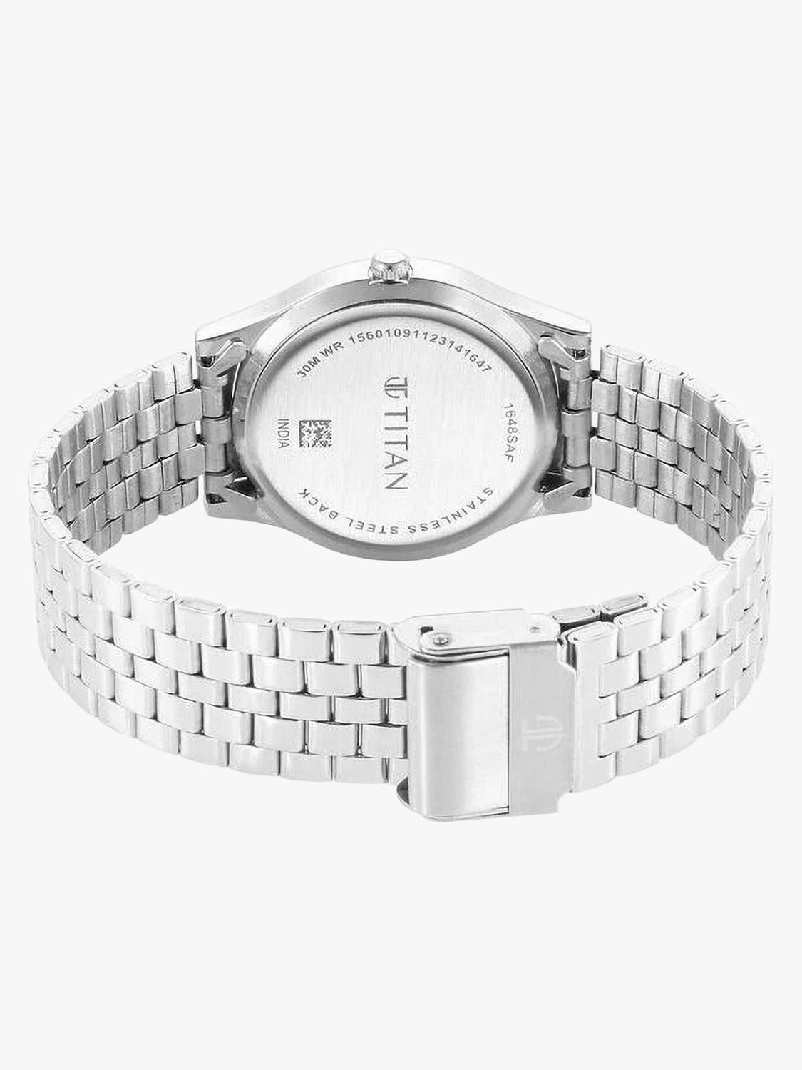 Titan Karishma Zing Green Dial Silver SS Strap Watch - Image 4