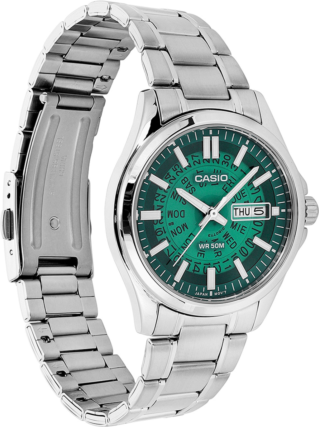 Image of CASIO MTP-E740-3AVDF CASIO Analog Watch - For Men